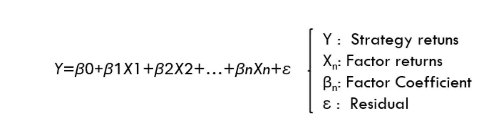 Regression Formula